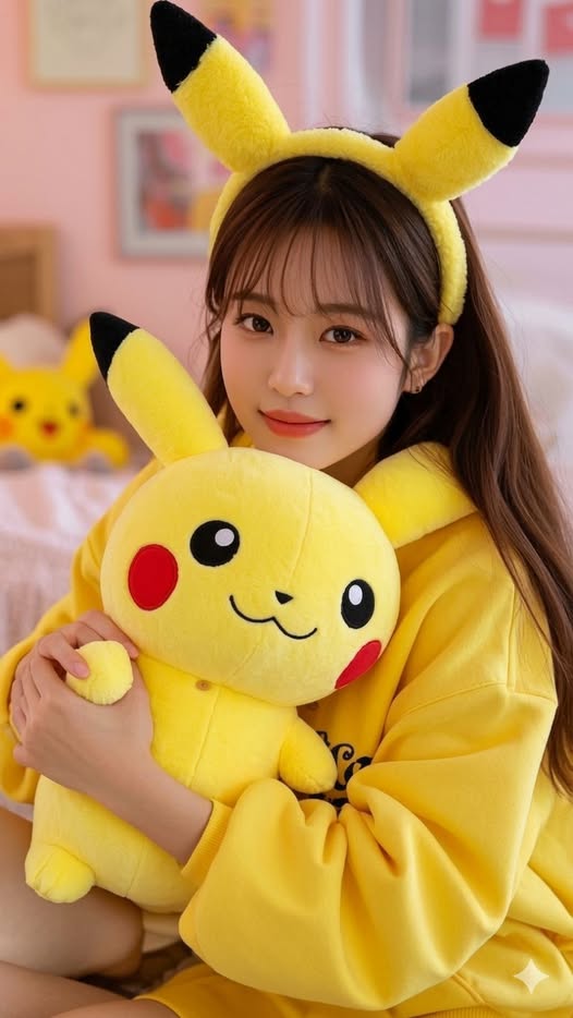 A candid, close-up photograph of a young, East Asian woman with a warm, soft smile, sitting in a coz