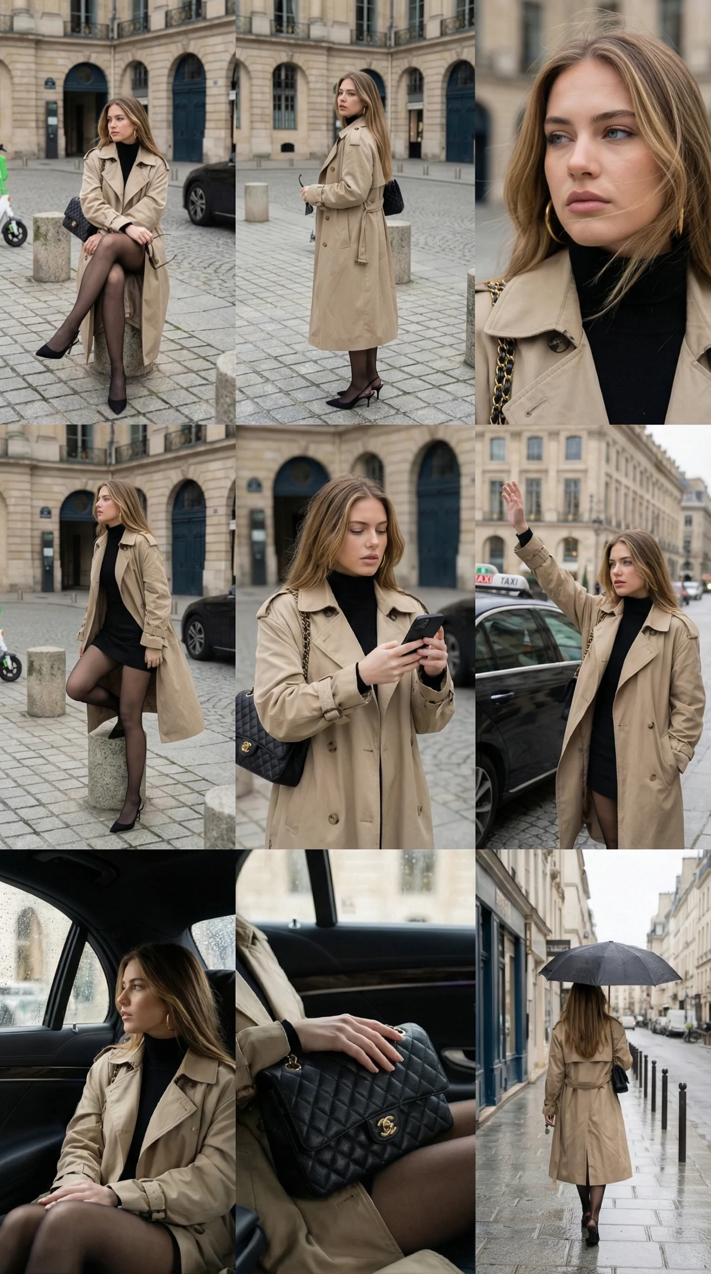 Using the user-uploaded image as the primary visual reference, generate a cohesive 3×3 image grid (n