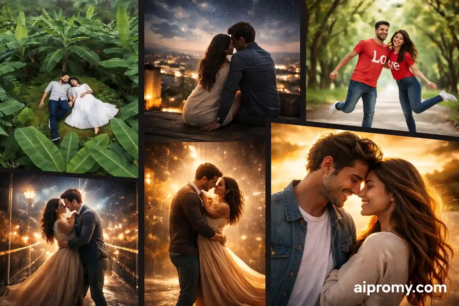 couple image prompts for chatgpt showing romantic cinematic and realistic ai generated couple scenes using chatgpt prompts