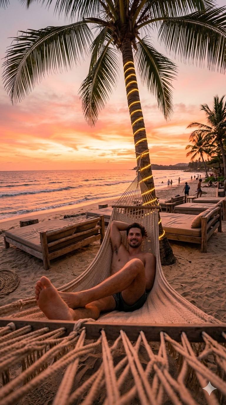 A cinematic, wide-angle photograph capturing a Man. Use uploaded photo 100,999%  — Google Gemini AI Prompt