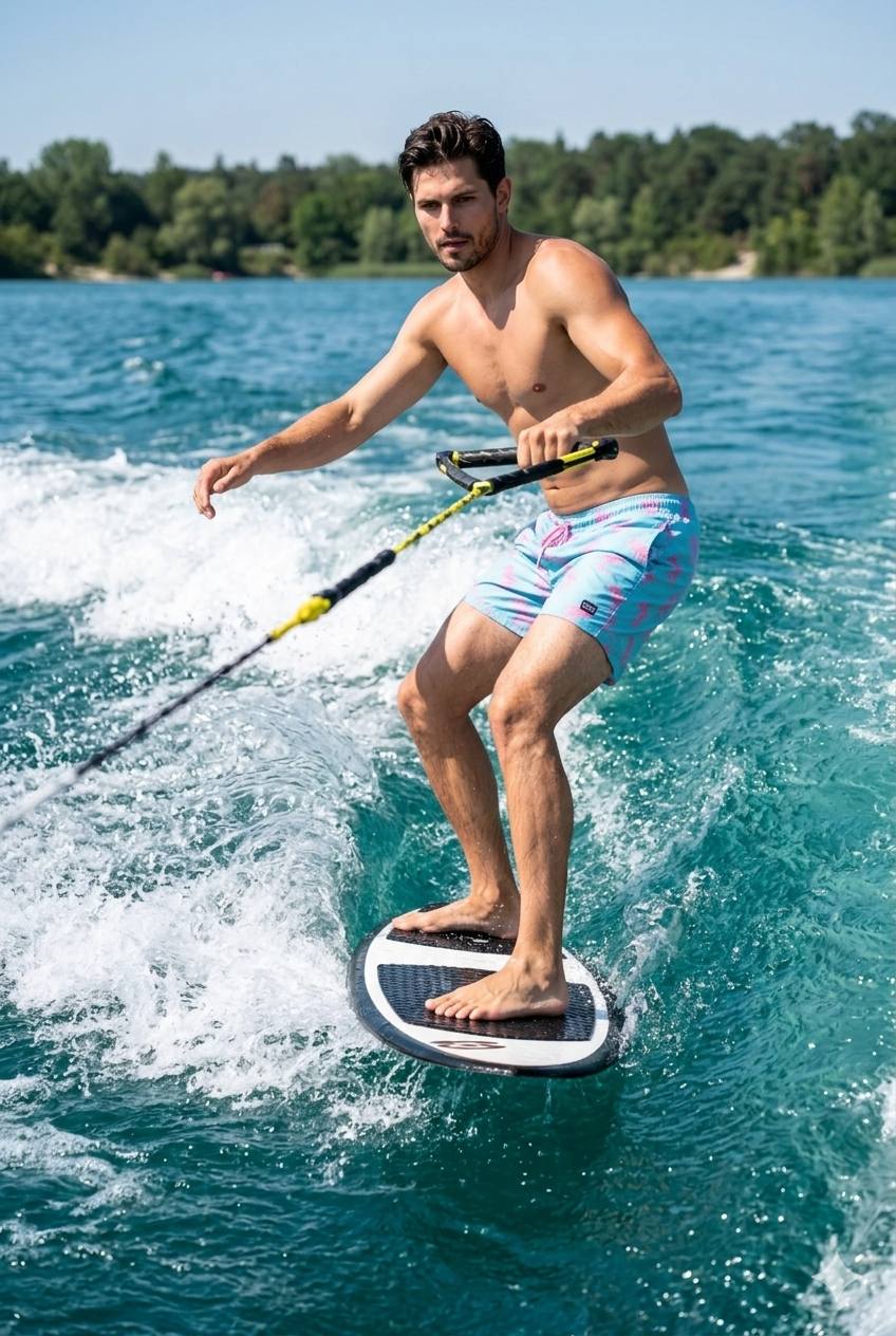 Action shot of a fit, athletic man, Use uploaded photo 100,999% facial reference — Google Gemini AI Prompt