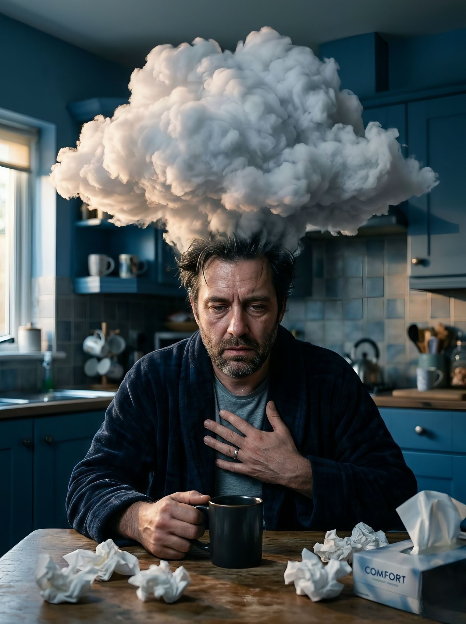 Generate Image: Hyper-realistic cinematic surreal portrait, same composition and pose as reference i