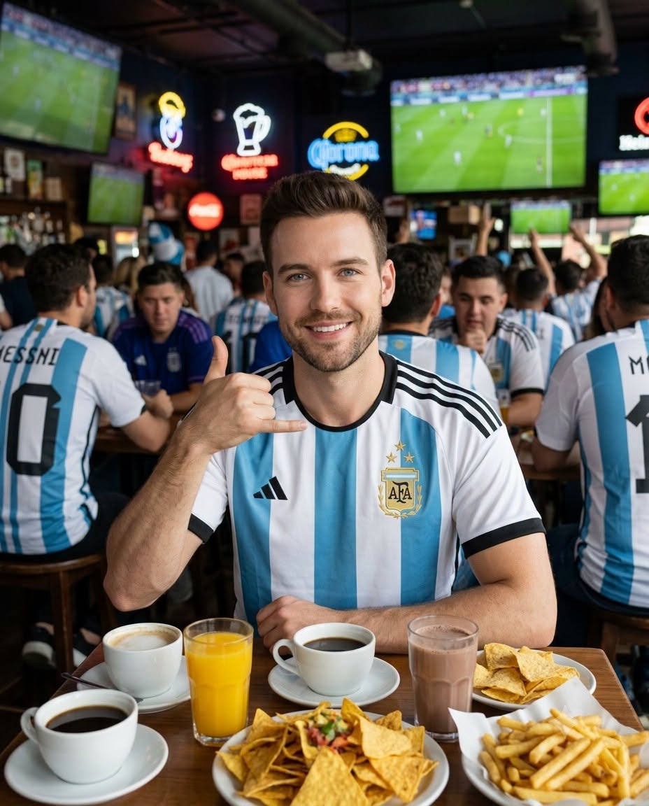 A high-resolution, candid lifestyle photograph capturing a handsome man in his l — Google Gemini AI Prompt