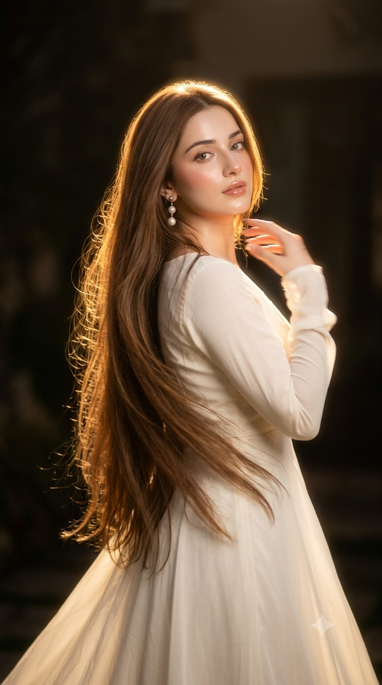 Convert the uploaded image into a portrait of a young beautiful woman with extra — Google Gemini AI Image Prompt
