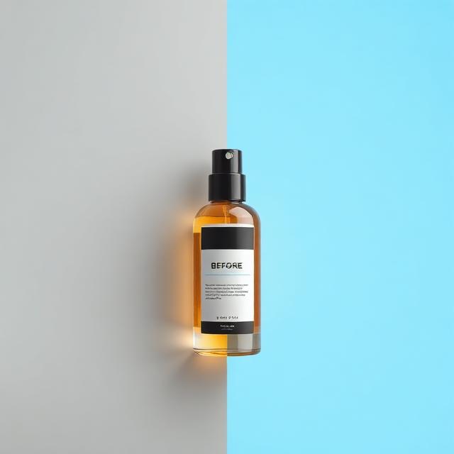 Generate a compelling split-screen advertising visual using [UPLOAD PRODUCT IMAG — Deep Ai AI Image Prompt