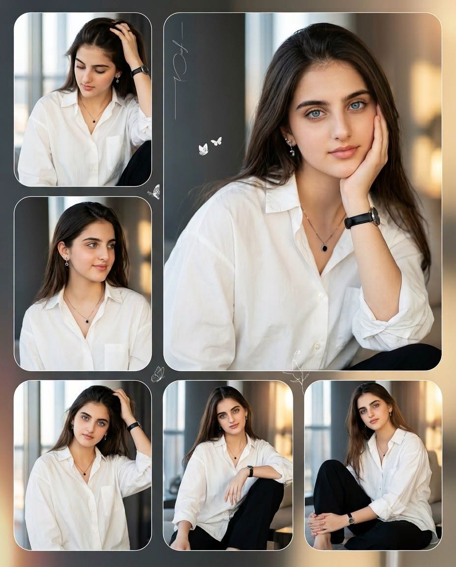 Create an ultra-realistic luxury editorial collage in a 4:5 vertical layout usin — DALL-E AI Image Prompt