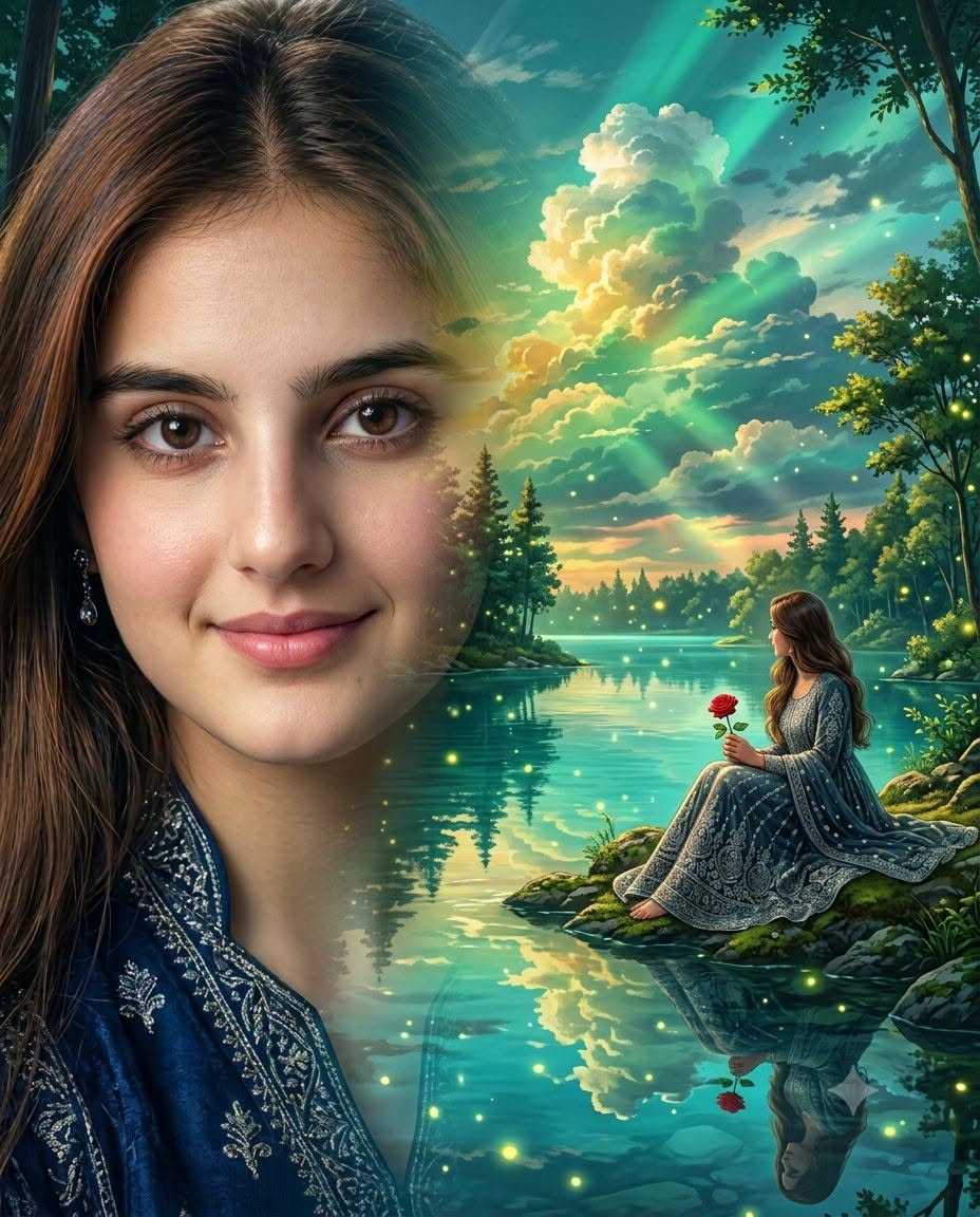 A beautiful over-the-shoulder close-up (OTS Close) in 4:5 aspect ratio that imme — DALL-E AI Image Prompt