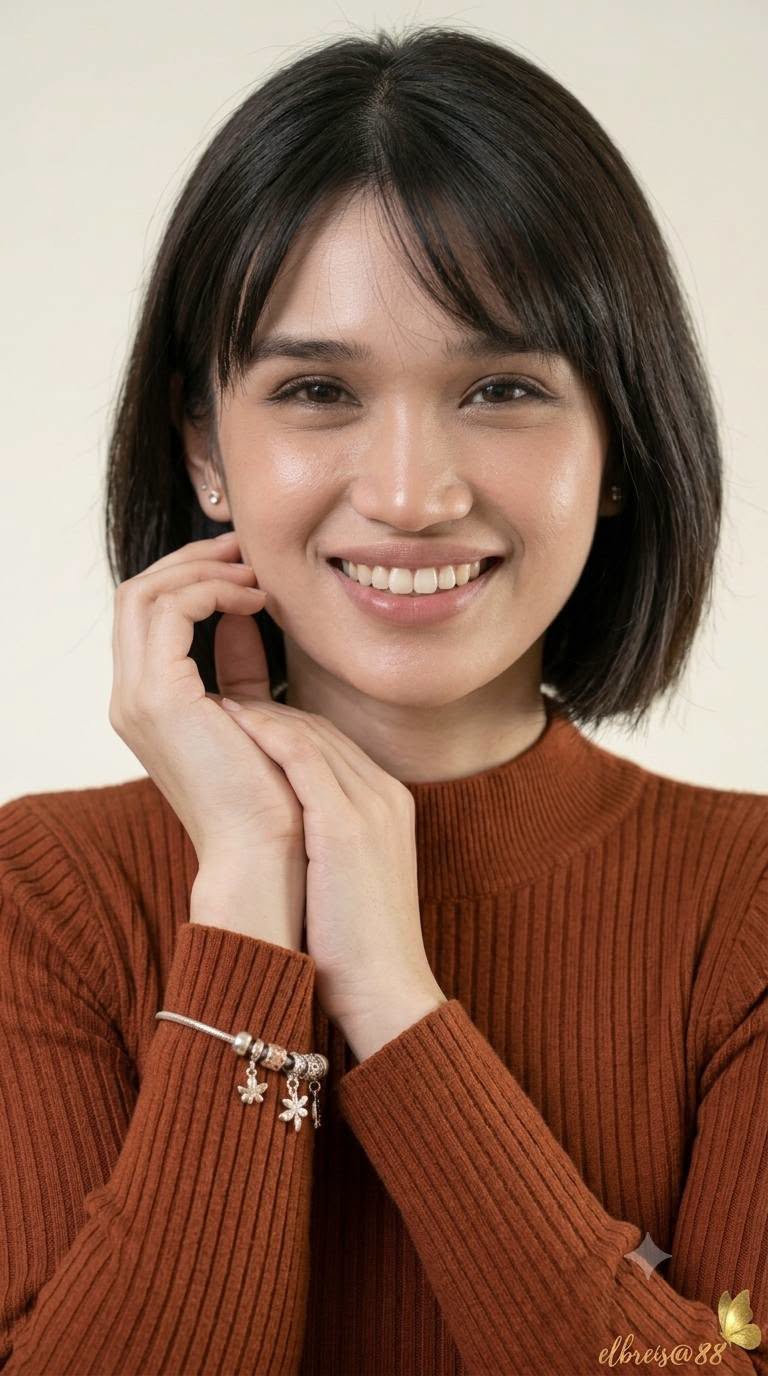 Ultra-realistic 8k UHD studio candid portrait photography of a beautiful Filipin — DALL-E AI Image Prompt