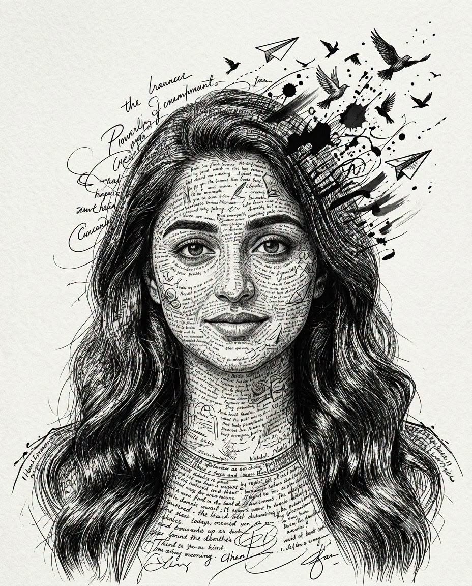 Create a premium 4:5 square black-and-white editorial portrait featuring the per — DALL-E AI Prompt