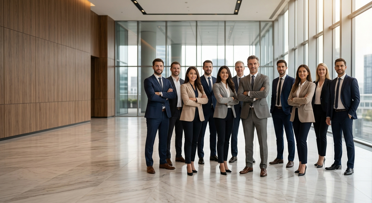 Generate a premium website hero team photograph using [UPLOAD TEAM PHOTO(S)], ac — Google Gemini AI Image Prompt
