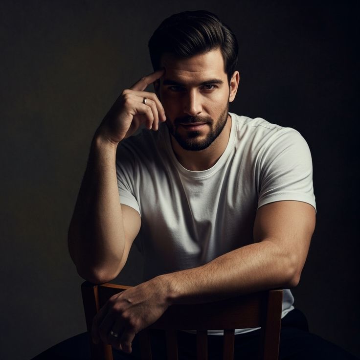 Upload your own portrait photo and transform it into a luxury cinematic men\'s s — DALL-E AI Image Prompt