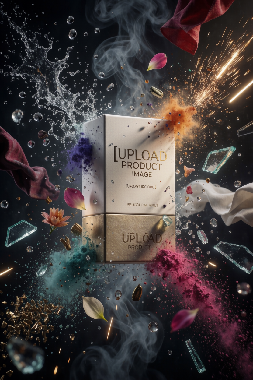 Create an unforgettable cinematic advertising campaign featuring [UPLOAD PRODUCT — DALL-E AI Prompt