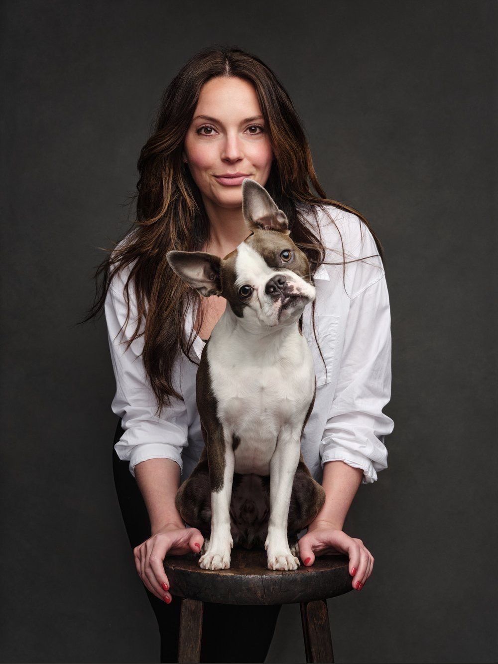 TASK: Recreate this exact studio portrait but using the person from the REFERENC — Google Gemini AI Image Prompt