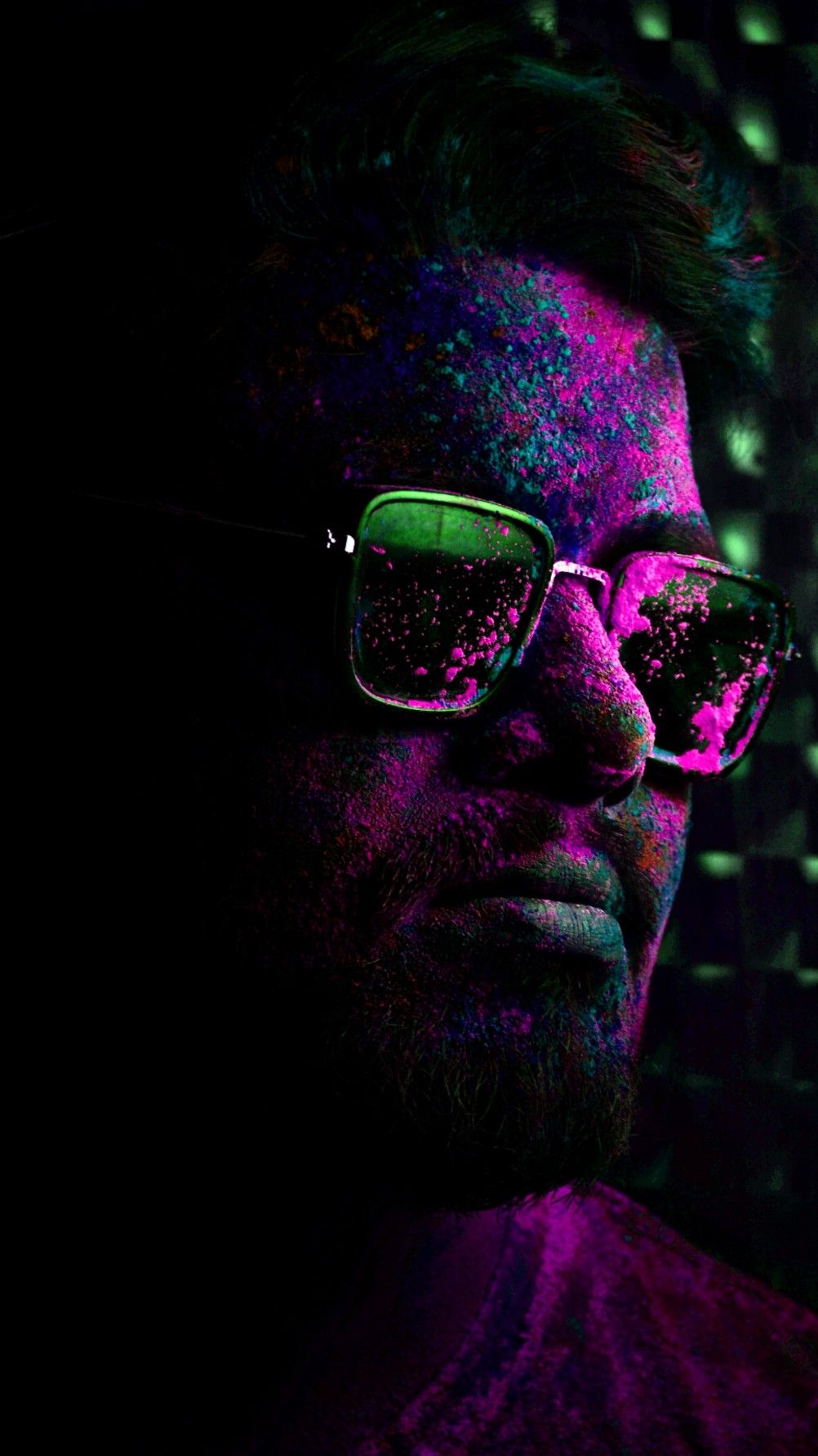Create a highly realistic cinematic Holi festival portrait using the uploaded re — DALL-E AI Image Prompt