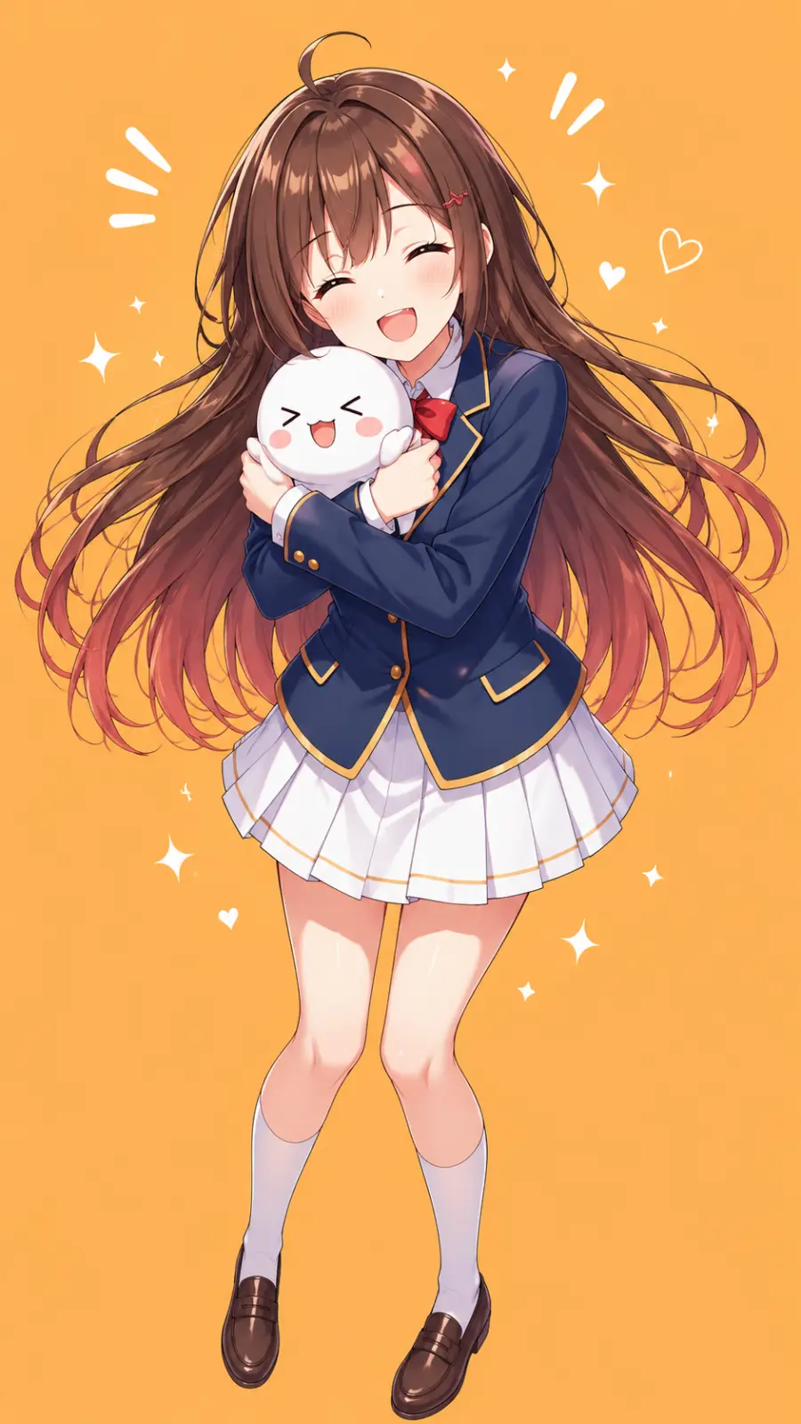 High quality anime illustration of a teenage girl, approximately 16-17 years old — DALL-E AI Image Prompt
