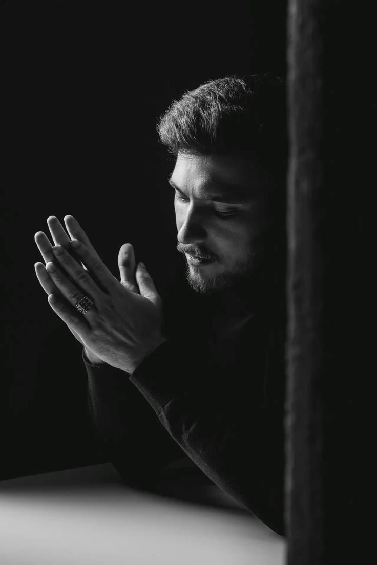 black and white fine art portrait of [SUBJECT - e.g., a man with short neatly st — DALL-E AI Image Prompt
